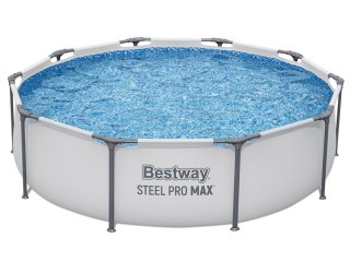 Basen Stelażowy Steel Pro MAX 305x76 Okrągły 10FT BESTWAY 3w1
