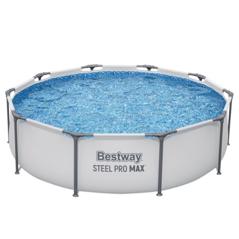 Basen Stelażowy Steel Pro MAX 305x76 Okrągły 10FT BESTWAY 3w1