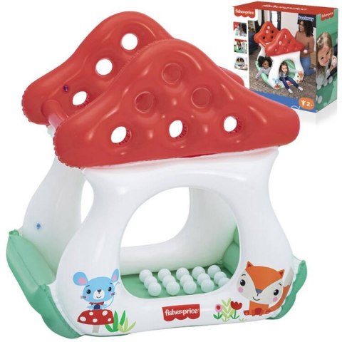 Bestway Dmuchany basen z kulkami GRZYBEK MUCHOMOREK Fisher Price 93570