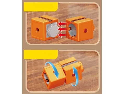 Magnetyczny modułowy tor samochodowy - kreatywna zabawa dla dzieci ZA6147