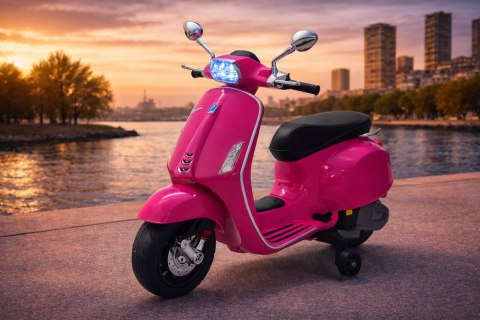 Motor skuter elektryczny VESPA na akumulator dla dziecka melodie PA0344