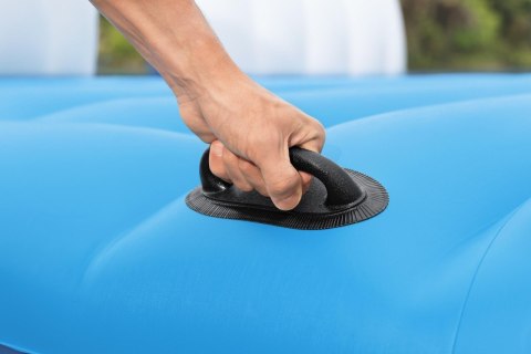 Duża Wyspa do pływania 6-osobowa BESTWAY 373x264x73cm + Daszek + Torba termiczna + Siateczkowe dno + Oparcia