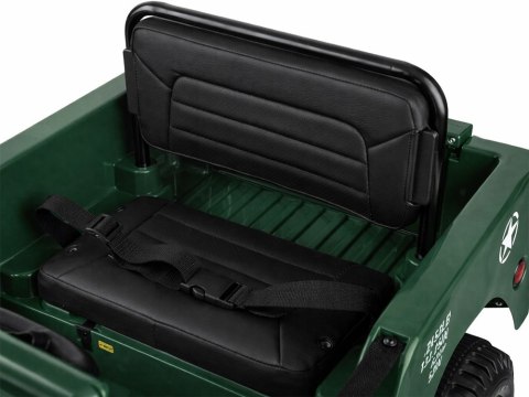 Wojskowe Auto na akumulator Willys + pilot PA0263