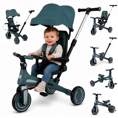 Rowerek dziecięcy trójkołowy Tiny Bike rośnie z dzieckiem 5w1 SP0879