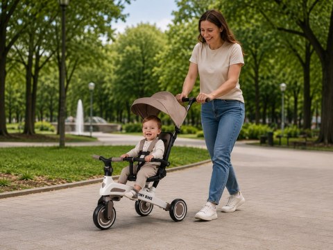 Rowerek dziecięcy trójkołowy Tiny Bike rośnie z dzieckiem 5w1 SP0879