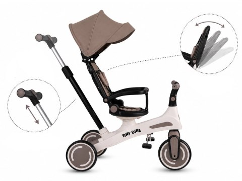 Rowerek dziecięcy trójkołowy Tiny Bike rośnie z dzieckiem 5w1 SP0879