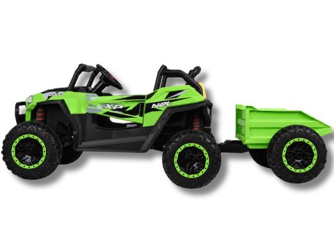 Auto na akumulator dla dziecka dwuosobowy BUGGY 4x4 przyczepa PA0342
