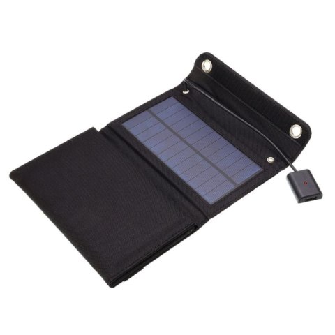 Ładowarka solarna turystyczna panel słoneczny 14W USB wyjście 5V/2.1A