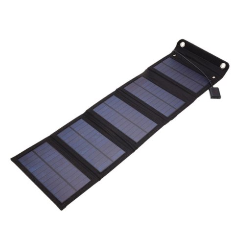 Ładowarka solarna turystyczna panel słoneczny 14W USB wyjście 5V/2.1A