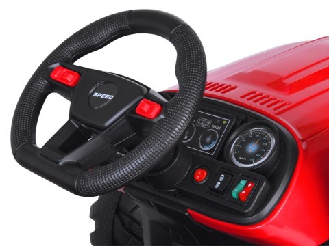 TRAKTOR na akumulator z przyczepą i ruchomym kiprem PA0347