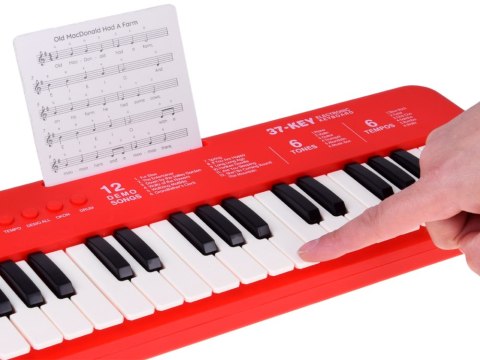 Keyboard interaktywne organy dla dzieci 37-klawiszy + mikrofon IN0190