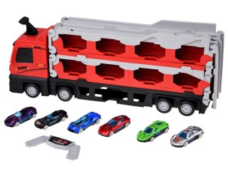 Laweta transporter TIR rozkładany 200cm + 6 aut Dwupoziomowa budowa ZA6587