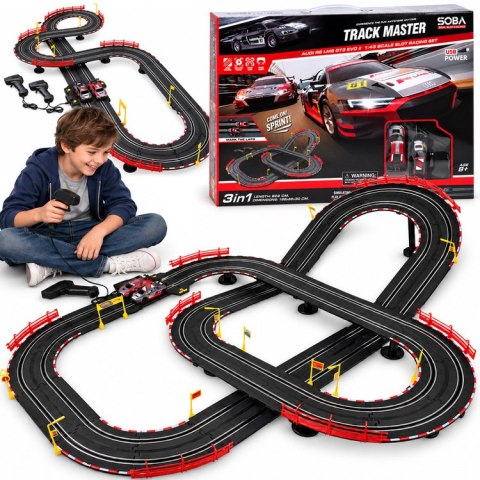 TOR WYŚCIGOWY elektryczny 525cm Audi R8 LMS GT3 EVO II 2 auta s:1:43 RC0776