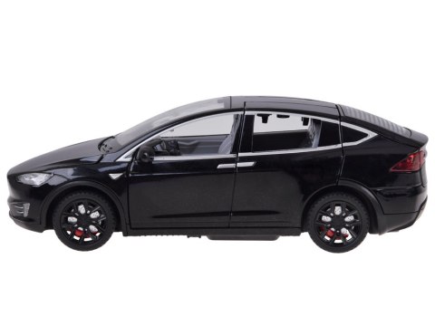 Autko Tesla Model X RC 1:22 metalowy samochód na pilota LED dym RC0772