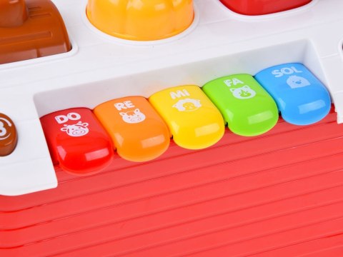 Interaktywny Domek Edukacyjny Farma pianinko zwierzątka dźwięk ZA6197