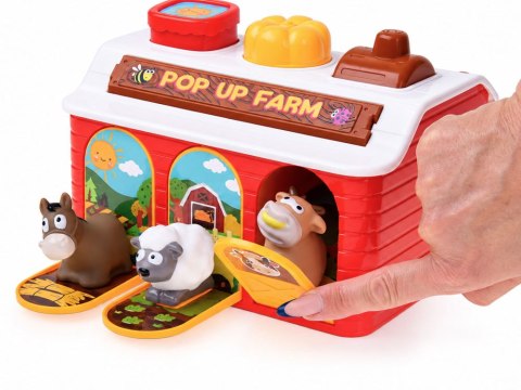 Interaktywny Domek Edukacyjny Farma pianinko zwierzątka dźwięk ZA6197