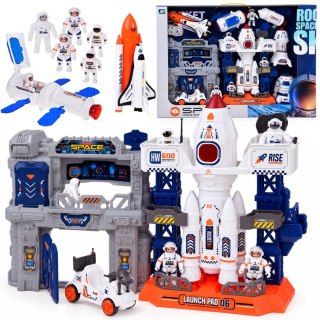 KOSMOS Ogromny zestaw kosmiczny Centrum, rakieta, astronauta, łazik ZA6302