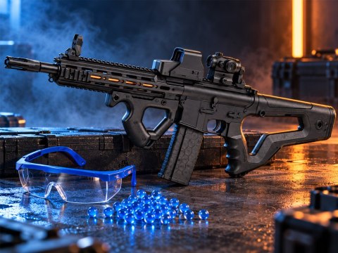 Karabin elektryczny na kulki żelowe - 2 tryby działania, ok. 82cm ZA6265