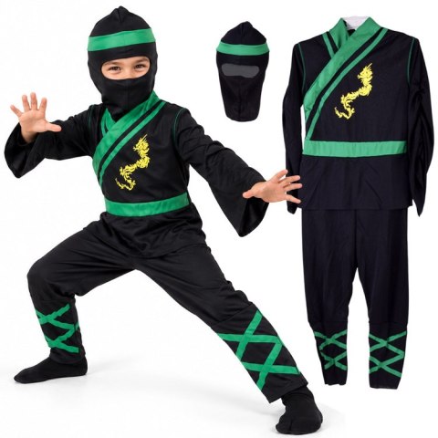 Kostium NINJA - przebranie na bal karnawałowy i Halloween Strój r. M ZA6296
