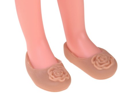 Lalka BALETNICA 35cm z blond włosami w tiulowej, różowej sukience ZA6440