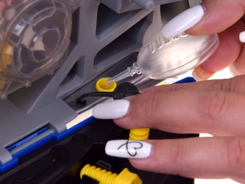 Motocykl do Skręcania Warsztat 59 Elementów Silnik Światło Dźwięk ZA6452