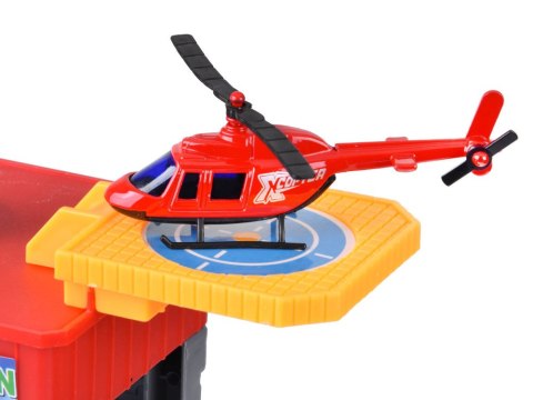 Parking Garaż 4 poziomy Winda Myjnia Autka Helikopter Zjeżdżalnie ZA6198