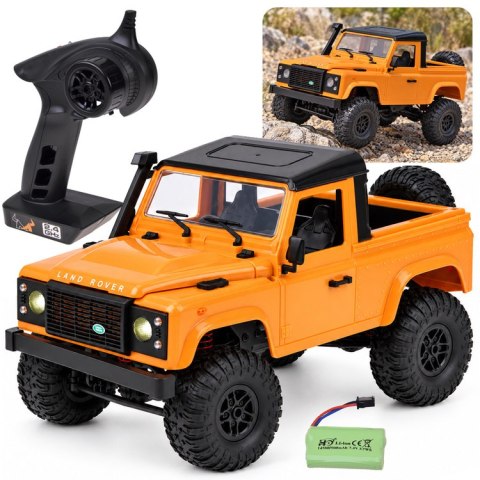 Samochód zdalnie sterowany 2w1 LAND ROVER Defender 90 4x4 Skala 1:12 RC0760