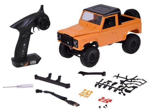 Samochód zdalnie sterowany 2w1 LAND ROVER Defender 90 4x4 Skala 1:12 RC0760
