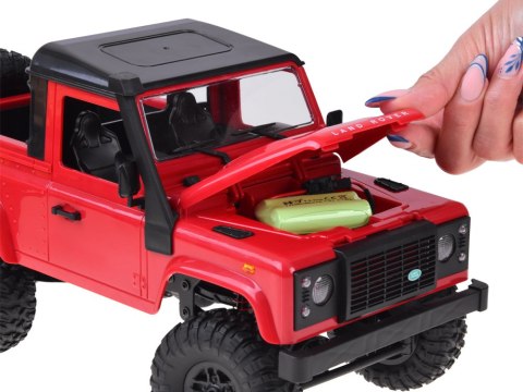Samochód zdalnie sterowany 2w1 LAND ROVER Defender 90 4x4 Skala 1:12 RC0760