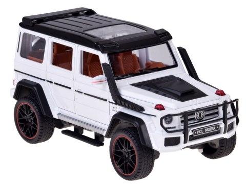 Samochód zdalnie sterowany Brabus G800 metalowy otwierane drzwi LED RC0771