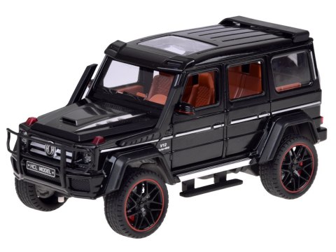 Samochód zdalnie sterowany Brabus G800 metalowy otwierane drzwi LED RC0771