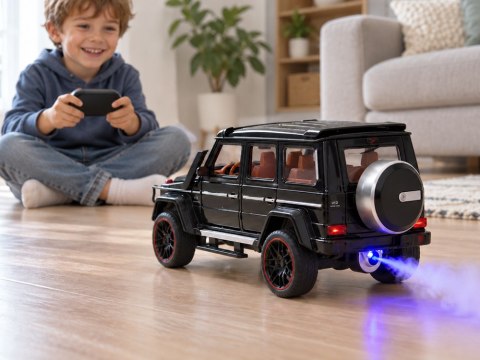 Samochód zdalnie sterowany Brabus G800 metalowy otwierane drzwi LED RC0771