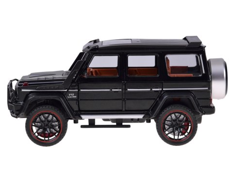 Samochód zdalnie sterowany Brabus G800 metalowy otwierane drzwi LED RC0771