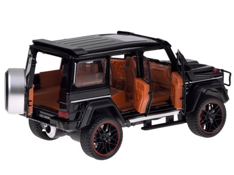 Samochód zdalnie sterowany Brabus G800 metalowy otwierane drzwi LED RC0771