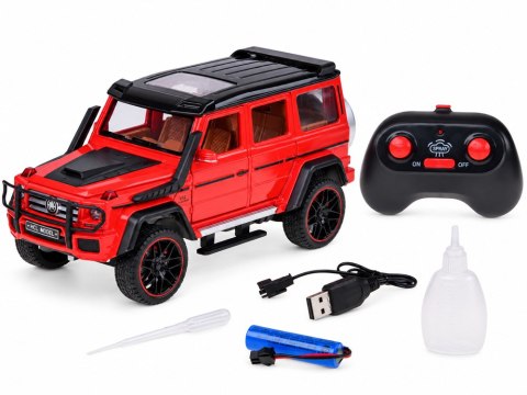 Samochód zdalnie sterowany Brabus G800 metalowy otwierane drzwi LED RC0771