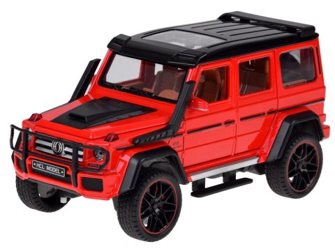 Samochód zdalnie sterowany Brabus G800 metalowy otwierane drzwi LED RC0771