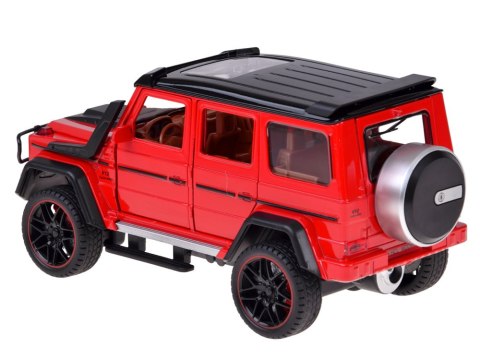 Samochód zdalnie sterowany Brabus G800 metalowy otwierane drzwi LED RC0771