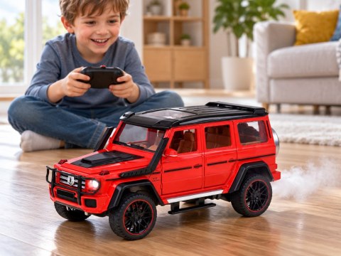 Samochód zdalnie sterowany Brabus G800 metalowy otwierane drzwi LED RC0771