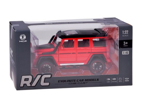 Samochód zdalnie sterowany Brabus G800 metalowy otwierane drzwi LED RC0771