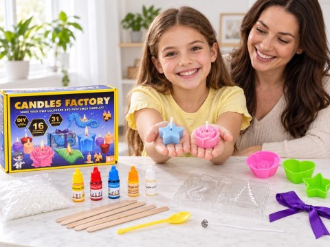 Zestaw do robienia świeczek DIY FABRYKA ŚWIEC - pachnące i kolorowe ZA6579
