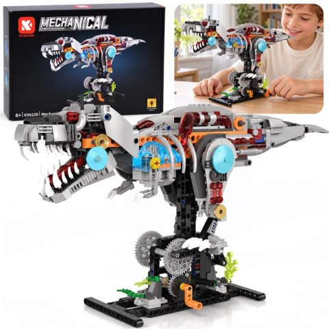 Klocki techniczne Zbuduj mechanicznego dinozaura T-Rex 730ele ZA6375