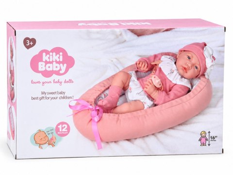 Lalka BOBAS miękka guma - 12 funkcji dźwiękowych 45cm + nosidełko ZA6436
