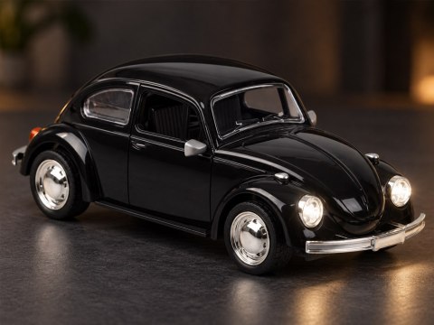 Samochód zdalnie sterowany RC Garbus Retro 1:16 czarny pilot 27 MHz RC0759