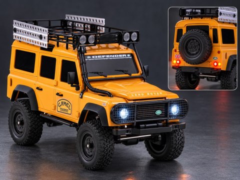 Samochód zdalnie sterowany Terenowy Land Rover Defender Off-road 4WD RC0762