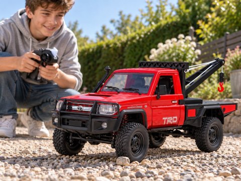 Samochód zdalnie sterowany Toyota Land Cruiser 1:12 4×4 Wyciągarka RC0766