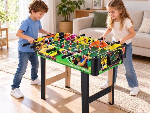 Stół do gier 4w1 - piłkarzyki, cymbergaj, bilard, ping-pong GR0843