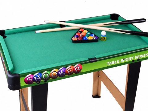 Stół do gier 4w1 - piłkarzyki, cymbergaj, bilard, ping-pong GR0843