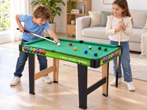 Stół do gier 4w1 - piłkarzyki, cymbergaj, bilard, ping-pong GR0843