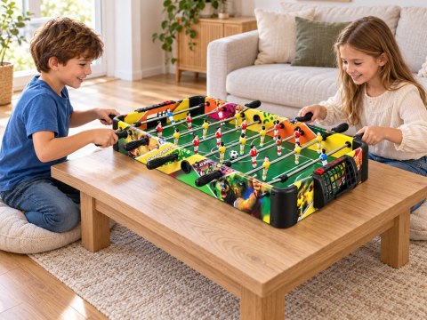 Stół do gier 4w1 - piłkarzyki, cymbergaj, bilard, ping-pong GR0843