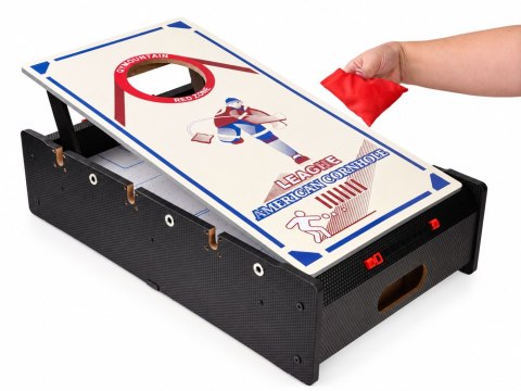 Stół do gier 6w1 Elektryczny cymbergaj, piłkarzyki, bilard, pingpong GR0842